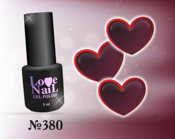 380 LOVE NAIL ГЕЛЬ ЛАК класса Premium    