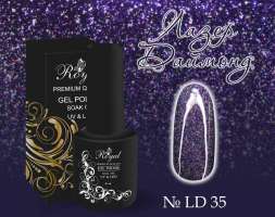 LD35 Гель-лак ROYAL Лазер Даймонд 10 ml                      