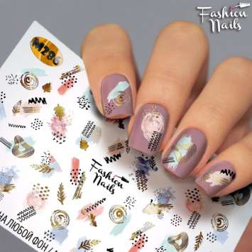 Fashion Nails Слайдер-дизайн METALLIC № 286