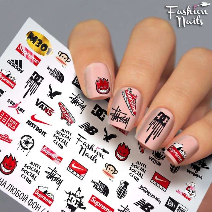Fashion Nails Слайдер-дизайн METALLIC № 301