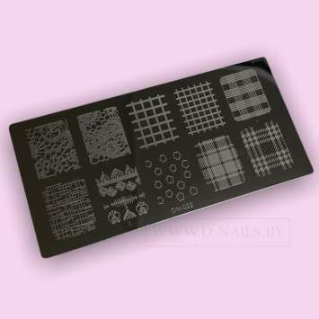 Пластина для стемпинга DN-022