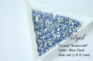 Стразы ss6 Blue Opal 1.9-2.1mm 100шт    