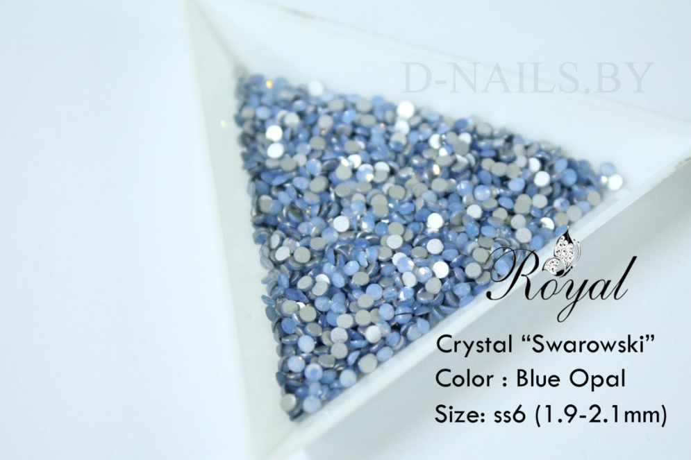 Стразы ss6 Blue Opal 1.9-2.1mm 100шт    