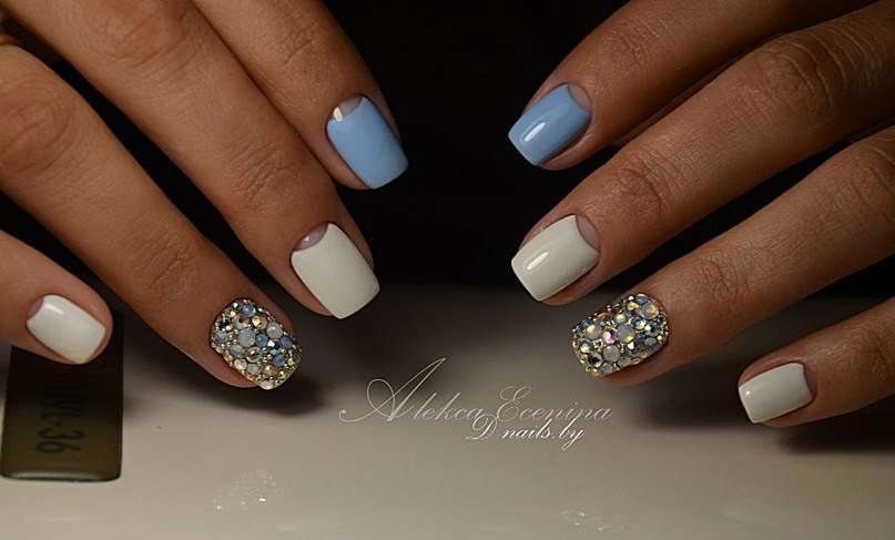 Стразы ss6 Blue Opal 1.9-2.1mm 100шт    