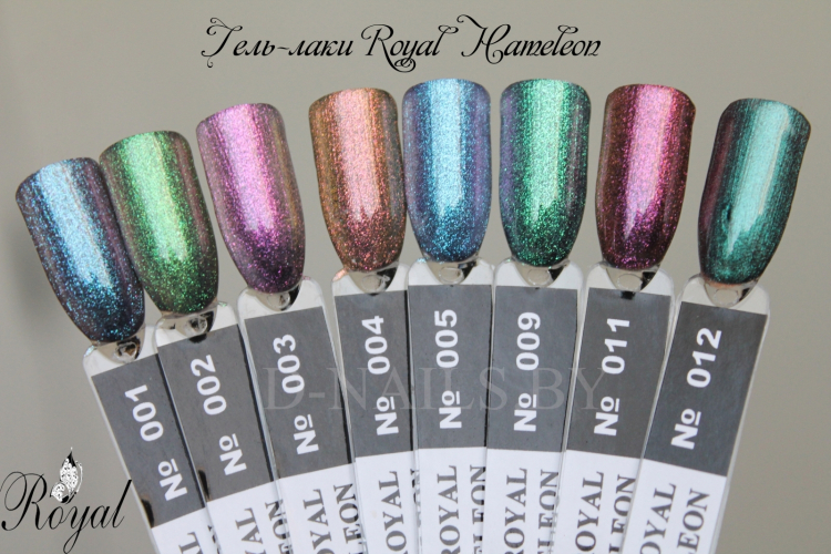 ПАЛИТРА Гель-лаков Royal HAMELEON 