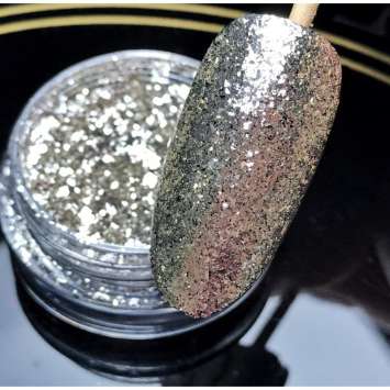 Хлопья Юки серебро №1184