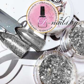 Хлопья Юки серебро №1184