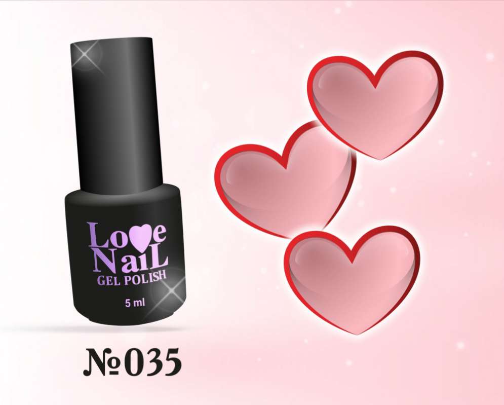 035 LOVE NAIL ГЕЛЬ ЛАК класса Premium 