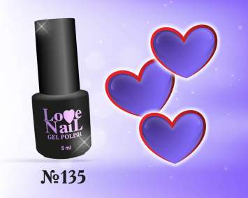 135 LOVE NAIL ГЕЛЬ ЛАК класса Premium  