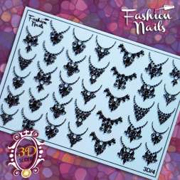 Fashion Nails Слайдер-дизайн 3D № 4