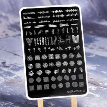 Пластина для стемпинга MAX Abstraction 01