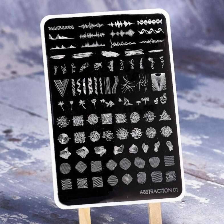 Пластина для стемпинга MAX Abstraction 01