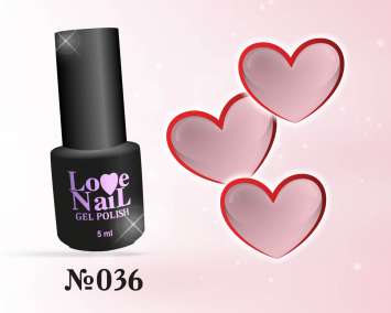 036 LOVE NAIL ГЕЛЬ ЛАК класса Premium  