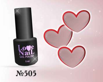 505 LOVE NAIL ГЕЛЬ ЛАК класса Premium                   