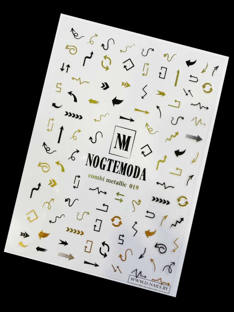 Наклейки Nogtemoda Combi Metallic № 019