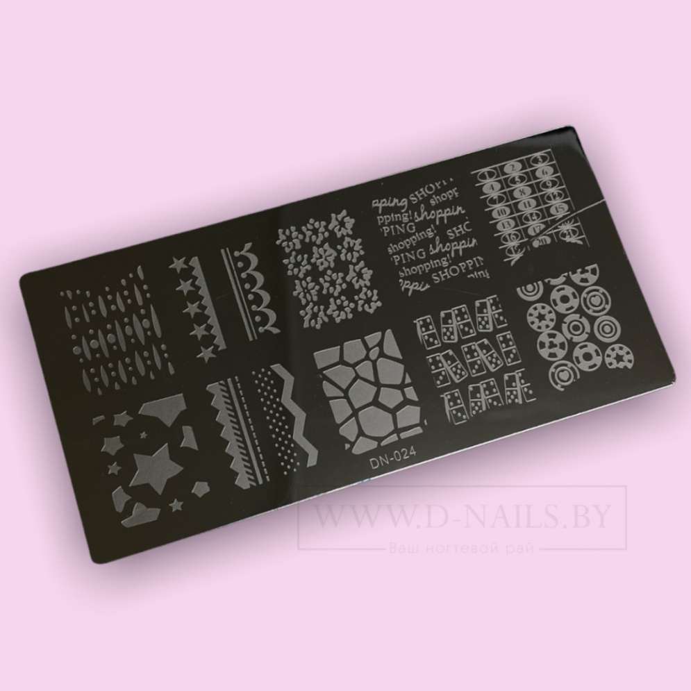 Пластина для стемпинга DN-024