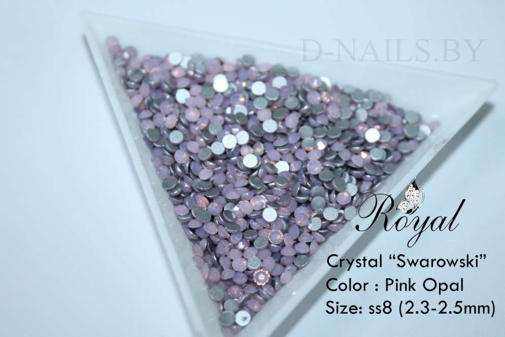 Стразы ss8 Pink Opal 2.3-2.5mm 100шт     