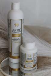 Средство для обезжиривания ногтей и снятия липкого слоя Gel-off "GOLD", SAKURA, 200 мл с помпой