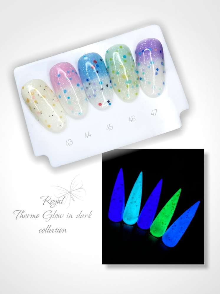 ROYAL гель лак люминесцентный "Термо Glow in dark" BBGZ47
