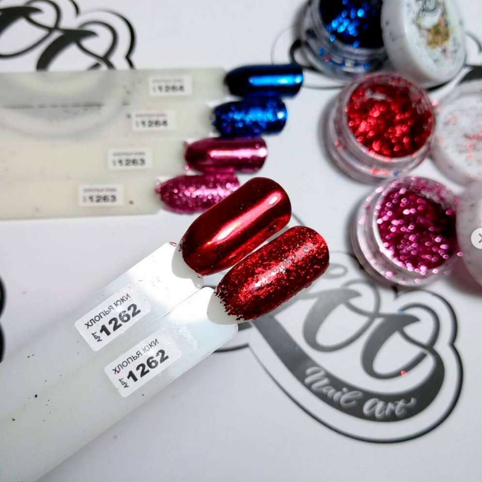 Хлопья Юки Красные №1262 