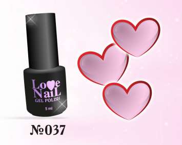 037 LOVE NAIL ГЕЛЬ ЛАК класса Premium  