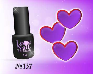 137 LOVE NAIL ГЕЛЬ ЛАК класса Premium  