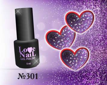 301 LOVE NAIL ГЕЛЬ ЛАК класса Premium  